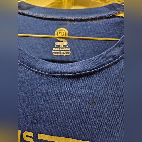 St. Louis Blues Long Sleeve Shirt Sz 2XL Pre-owned - Picture 2 of 5